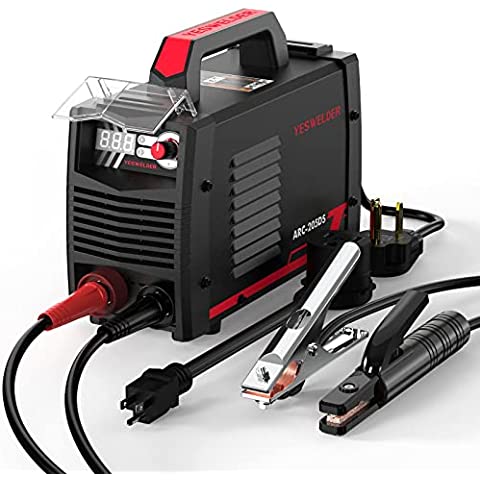 YESWELDER ARC Welder 205Amp Digital Inverter IGBT Stick MMA Welder,110V/220V Dual Voltage Hot Start Portable Welding Machine